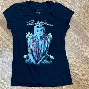 Black Marilyn Monroe Tee Shirt